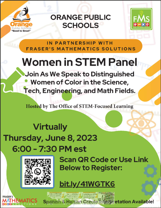 Women in STEM Panel - Virtually on Thursday, June 8, 2023, 6:00-7:30 PM